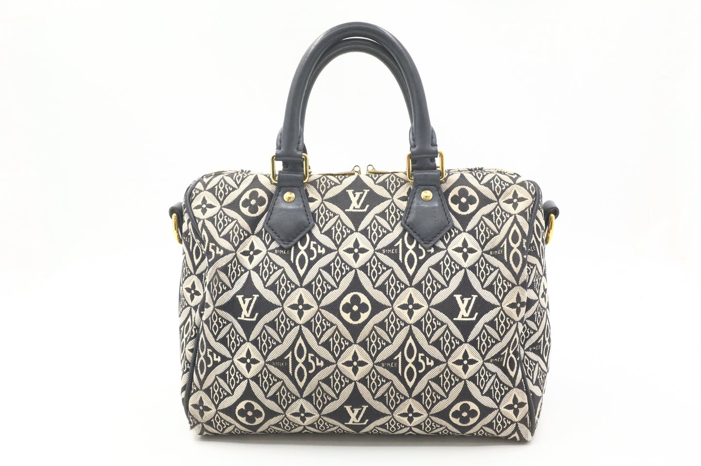 Louis Vuitton 'Since 1854' Speedy 25 Bandouliere in Gray Canvas