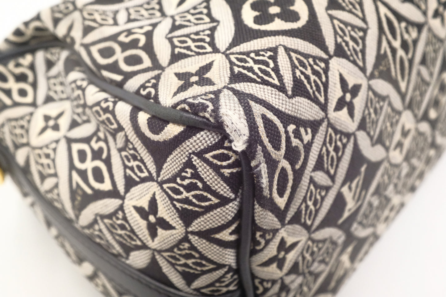 Louis Vuitton 'Since 1854' Speedy 25 Bandouliere in Gray Canvas