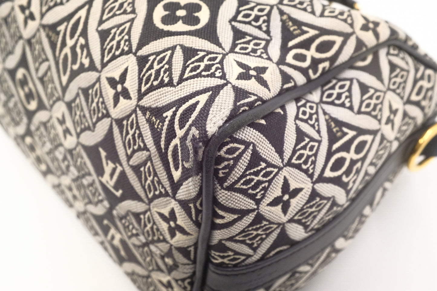 Louis Vuitton 'Since 1854' Speedy 25 Bandouliere in Gray Canvas