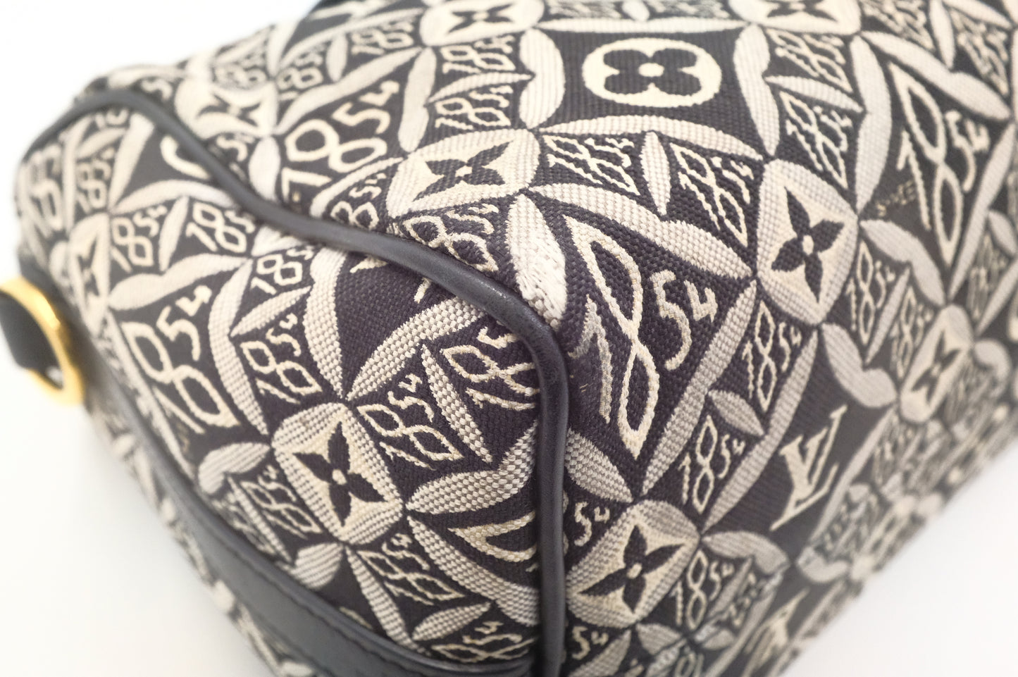 Louis Vuitton 'Since 1854' Speedy 25 Bandouliere in Gray Canvas