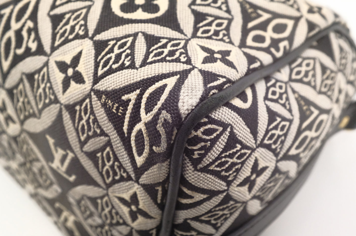 Louis Vuitton 'Since 1854' Speedy 25 Bandouliere in Gray Canvas