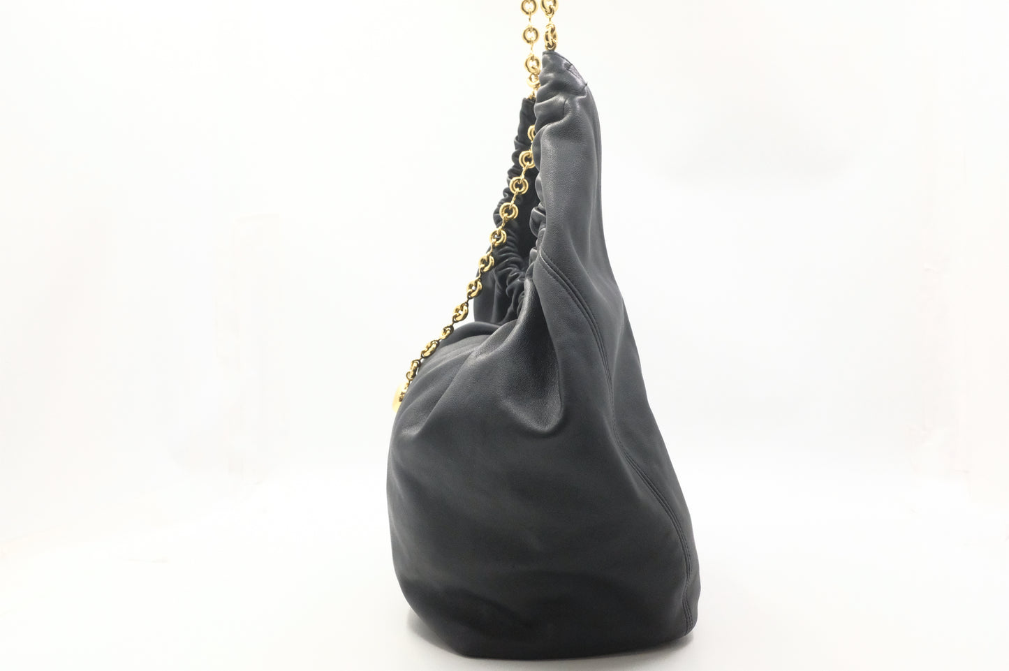 Loewe Medium Squeeze Bag in Black Leather