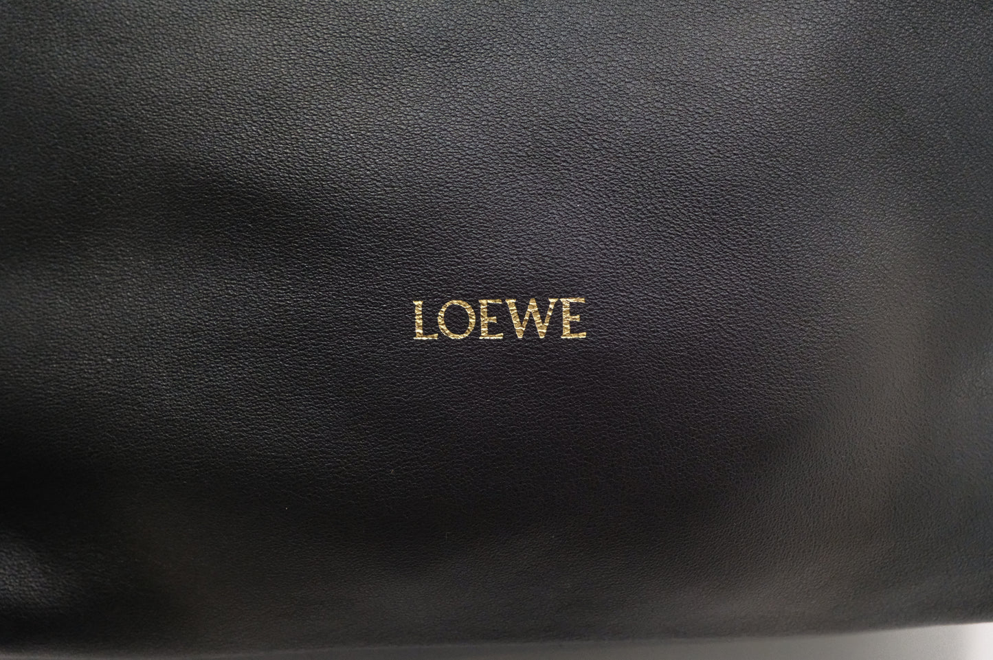 Loewe Medium Squeeze Bag in Black Leather