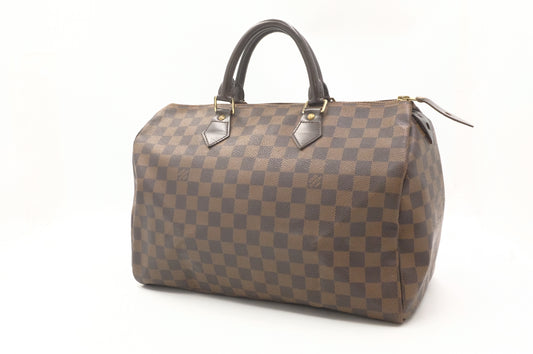 Louis Vuitton Speedy 35 in Damier Ebene Canvas