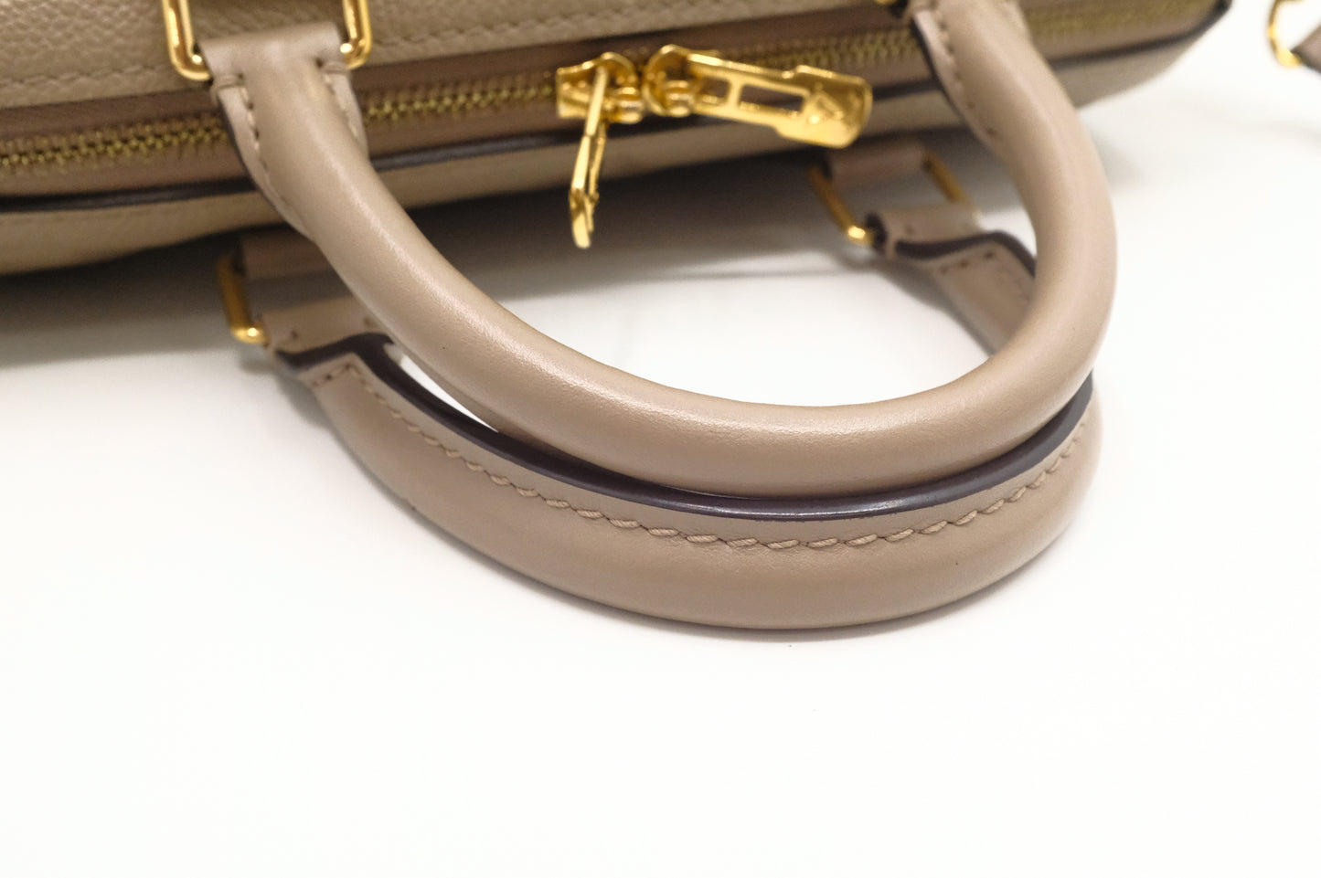 Louis Vuitton Speedy 25 Bandouliere in Turtledove Empreinte Leather