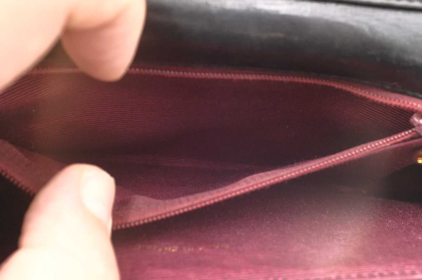 Chanel Half Moon Flap in Black Lambskin Leather