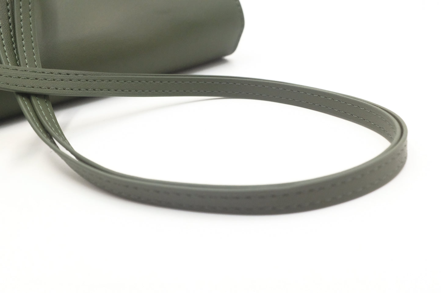 Miu Miu Pencils Holder in Green Leather