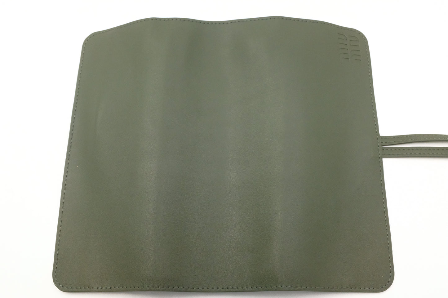 Miu Miu Pencils Holder in Green Leather