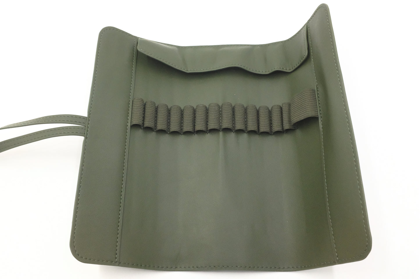 Miu Miu Pencils Holder in Green Leather