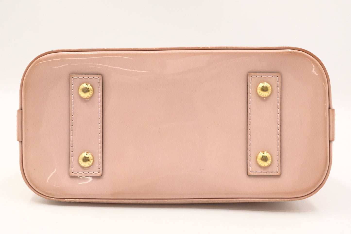 Louis Vuitton Alma BB in Pink Vernis Leather