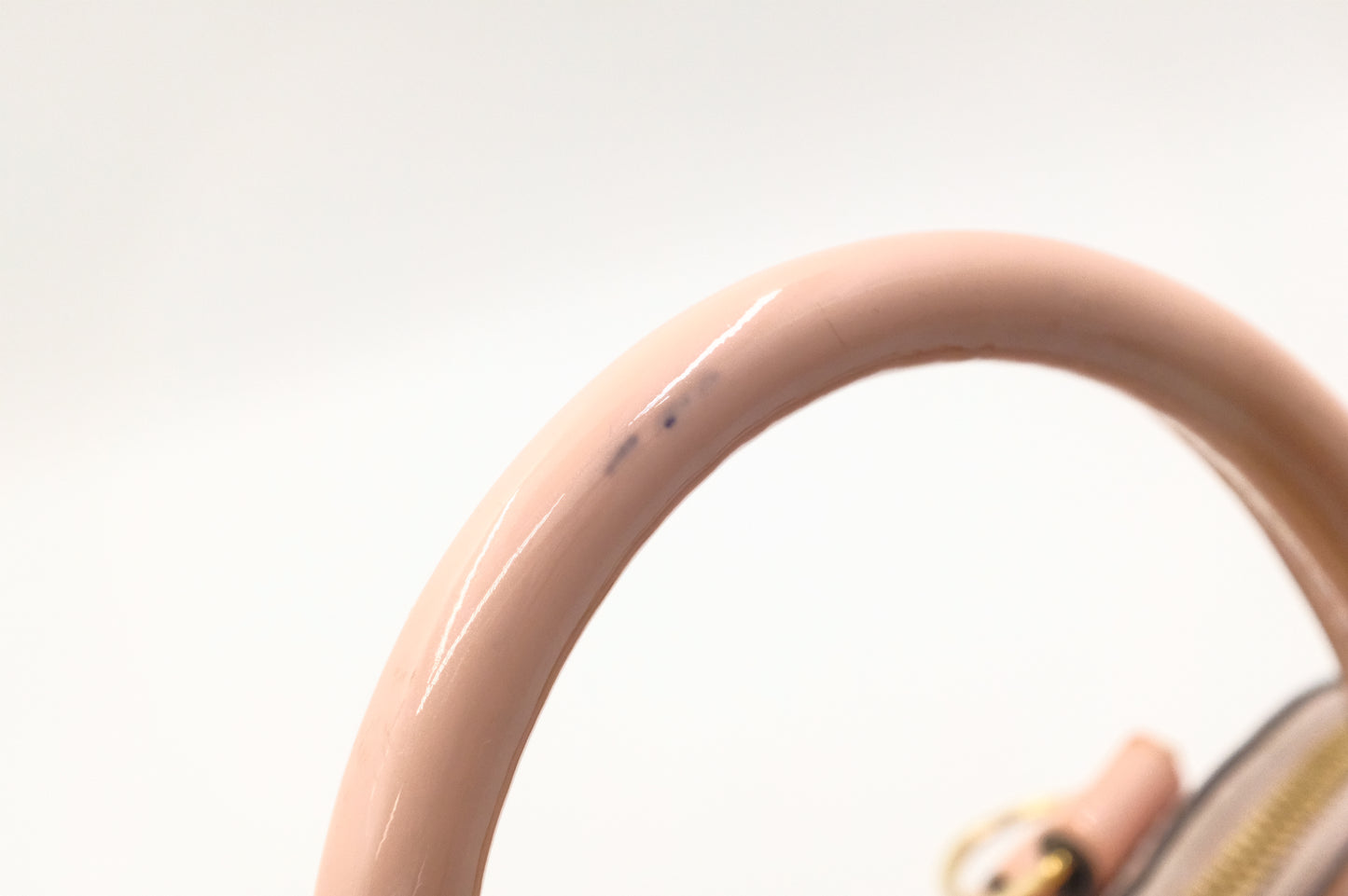 Louis Vuitton Alma BB in Pink Vernis Leather