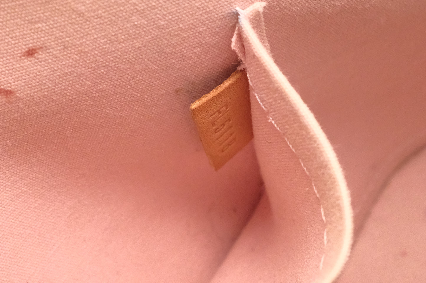 Louis Vuitton Alma BB in Pink Vernis Leather