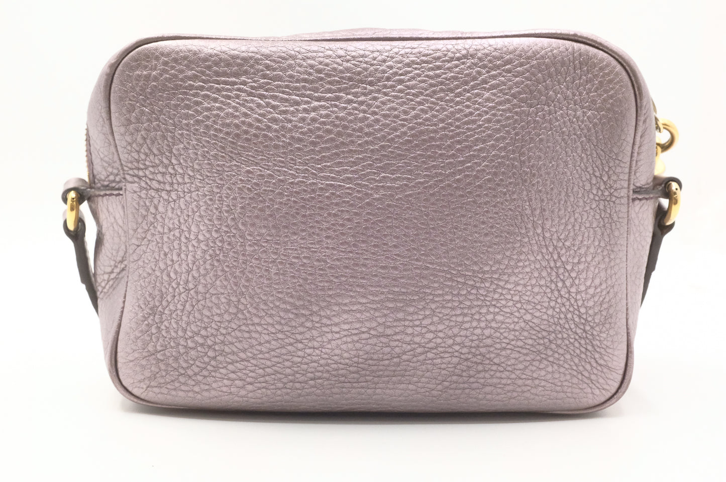 Gucci Soho Cossbody Bag in Metallic Purple Leather
