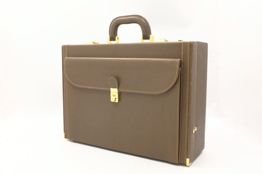 Gucci Attache Case in Brown Leather