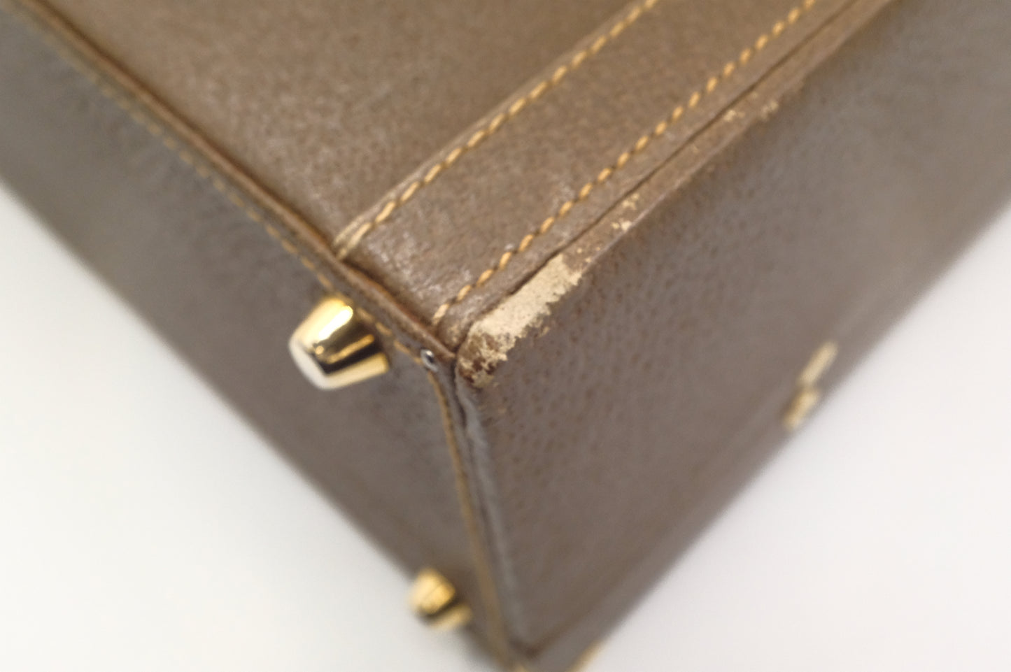Gucci Attache Case in Brown Leather