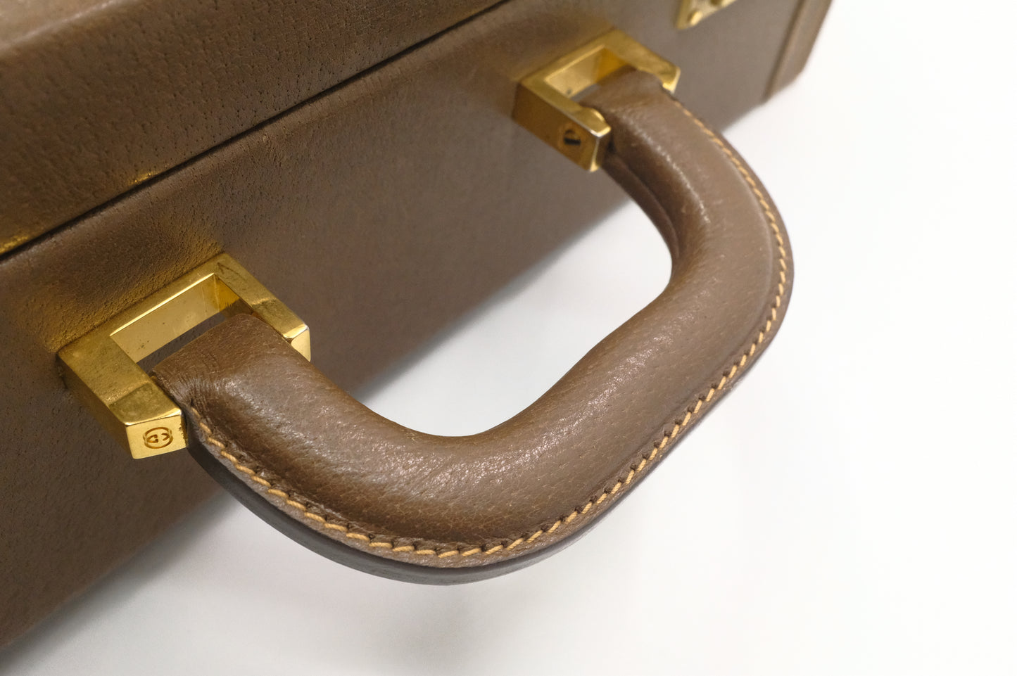 Gucci Attache Case in Brown Leather