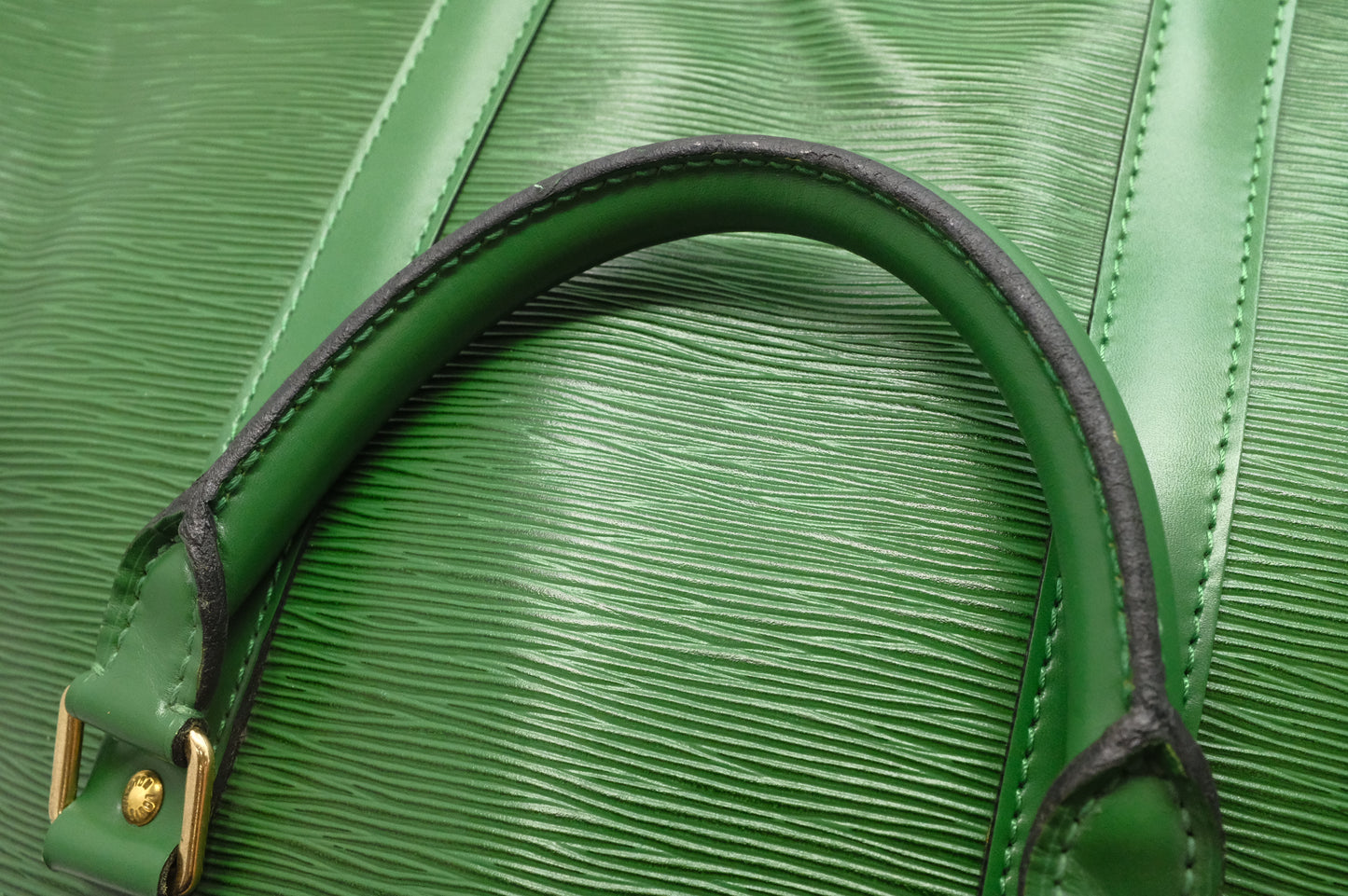 Louis Vuitton Keepall 55 in Green Epi Leather