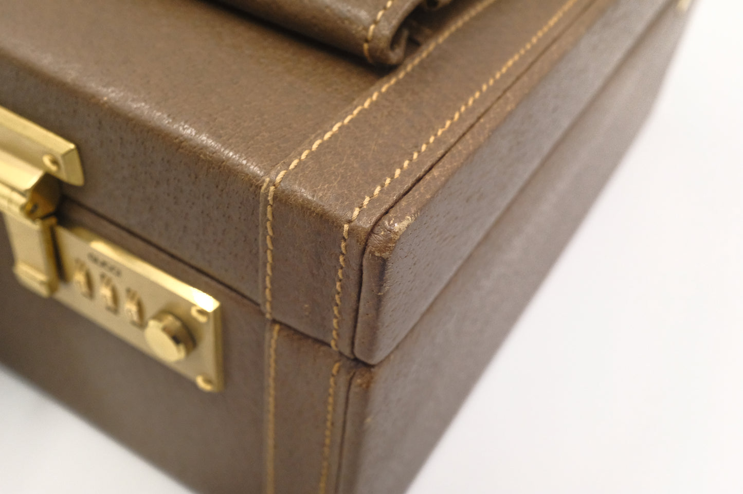 Gucci Attache Case in Brown Leather
