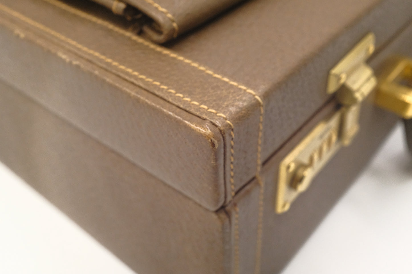 Gucci Attache Case in Brown Leather