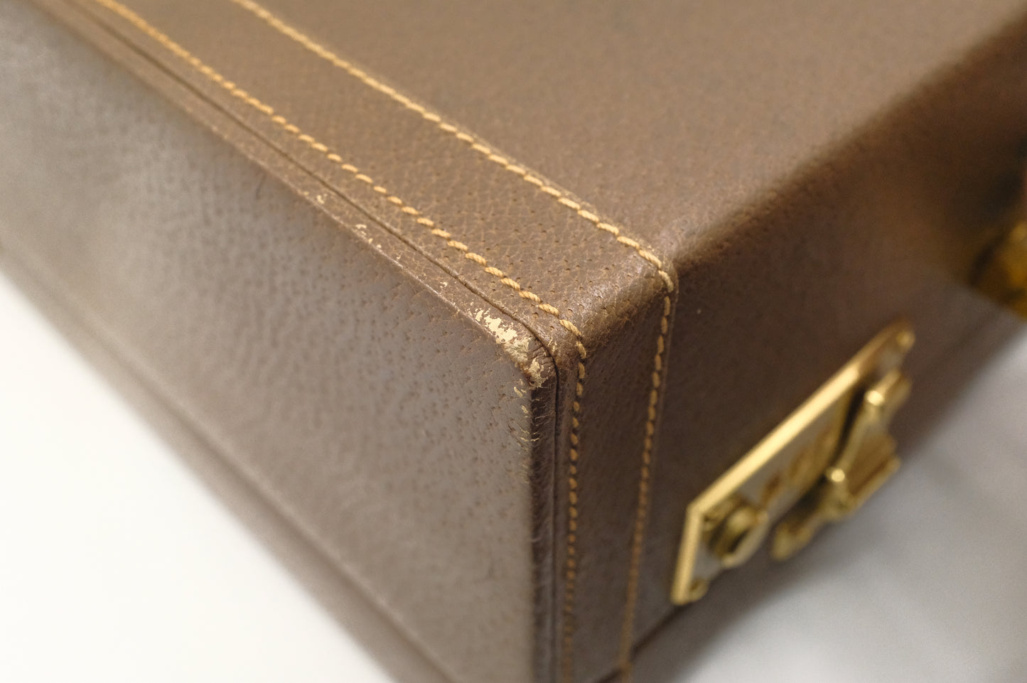 Gucci Attache Case in Brown Leather
