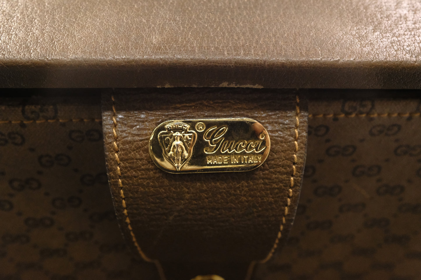 Gucci Attache Case in Brown Leather