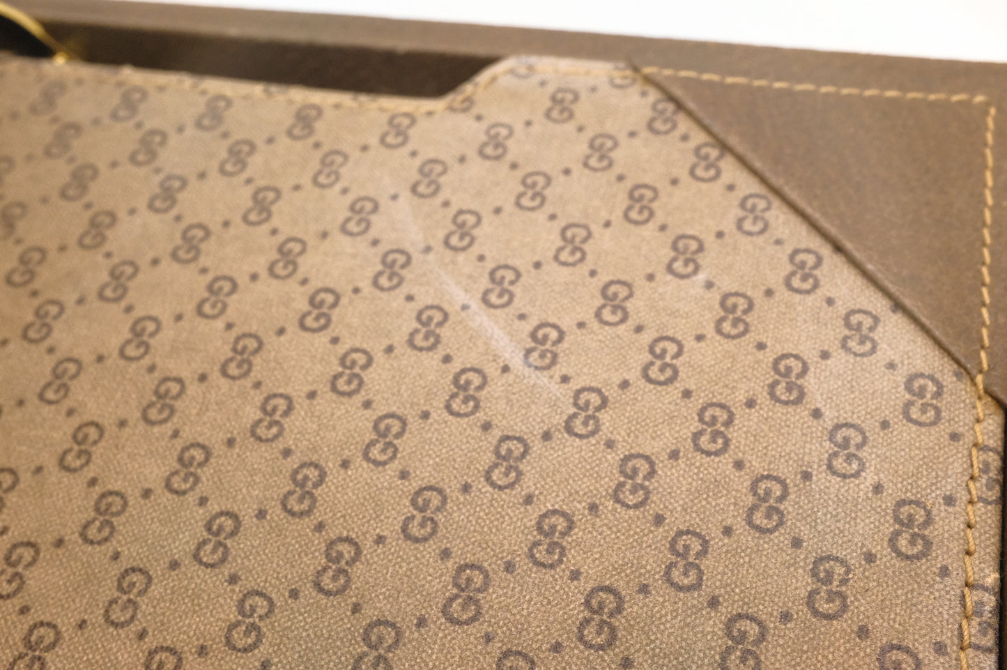 Gucci Attache Case in Brown Leather