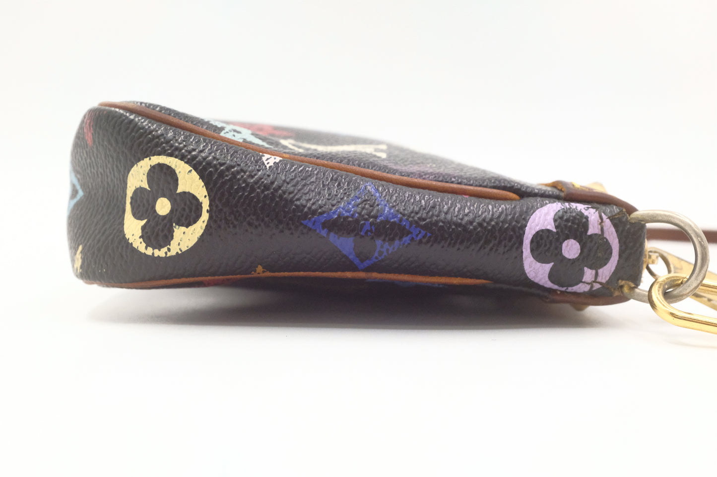 Louis Vuitton Pochette Accessoires in Black Multicolor Monogram Canvas