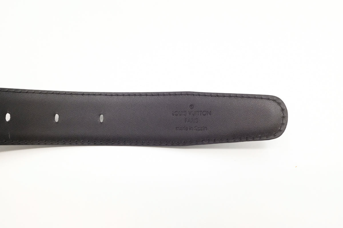 Louis Vuitton Belt in Black Epi Leather