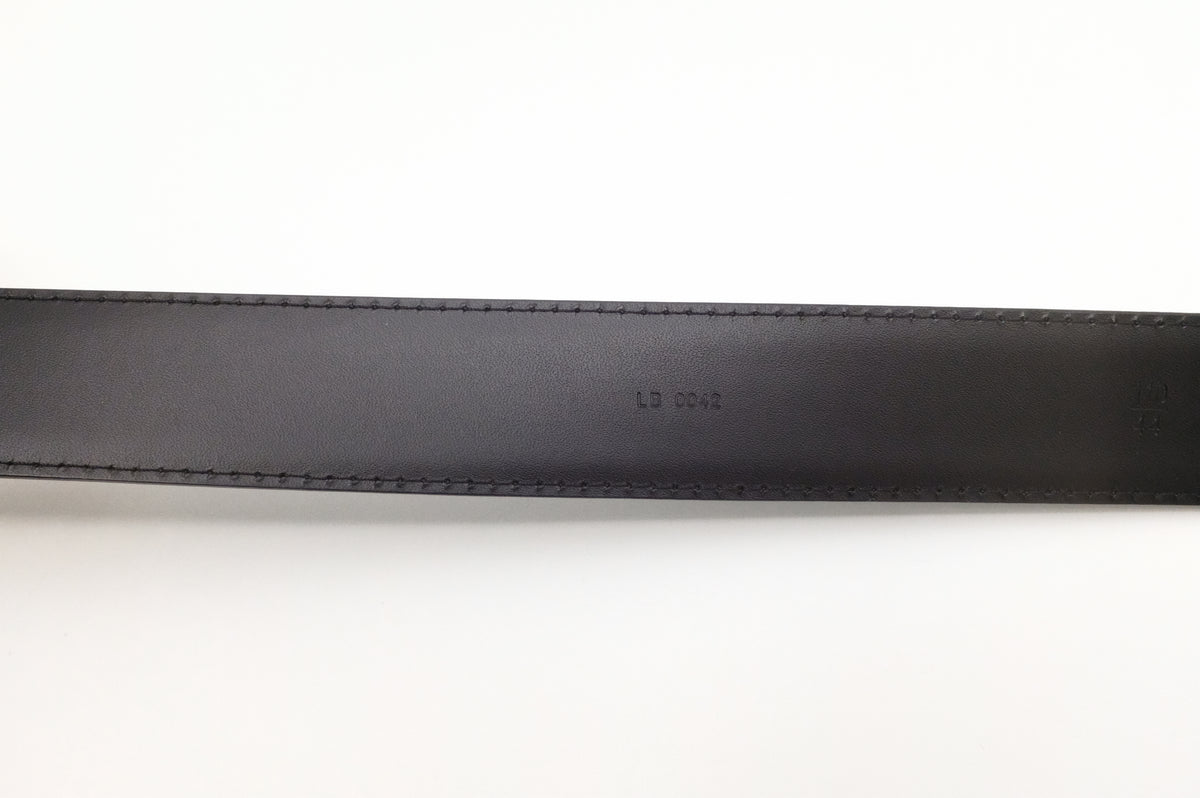 Louis Vuitton Belt in Black Epi Leather