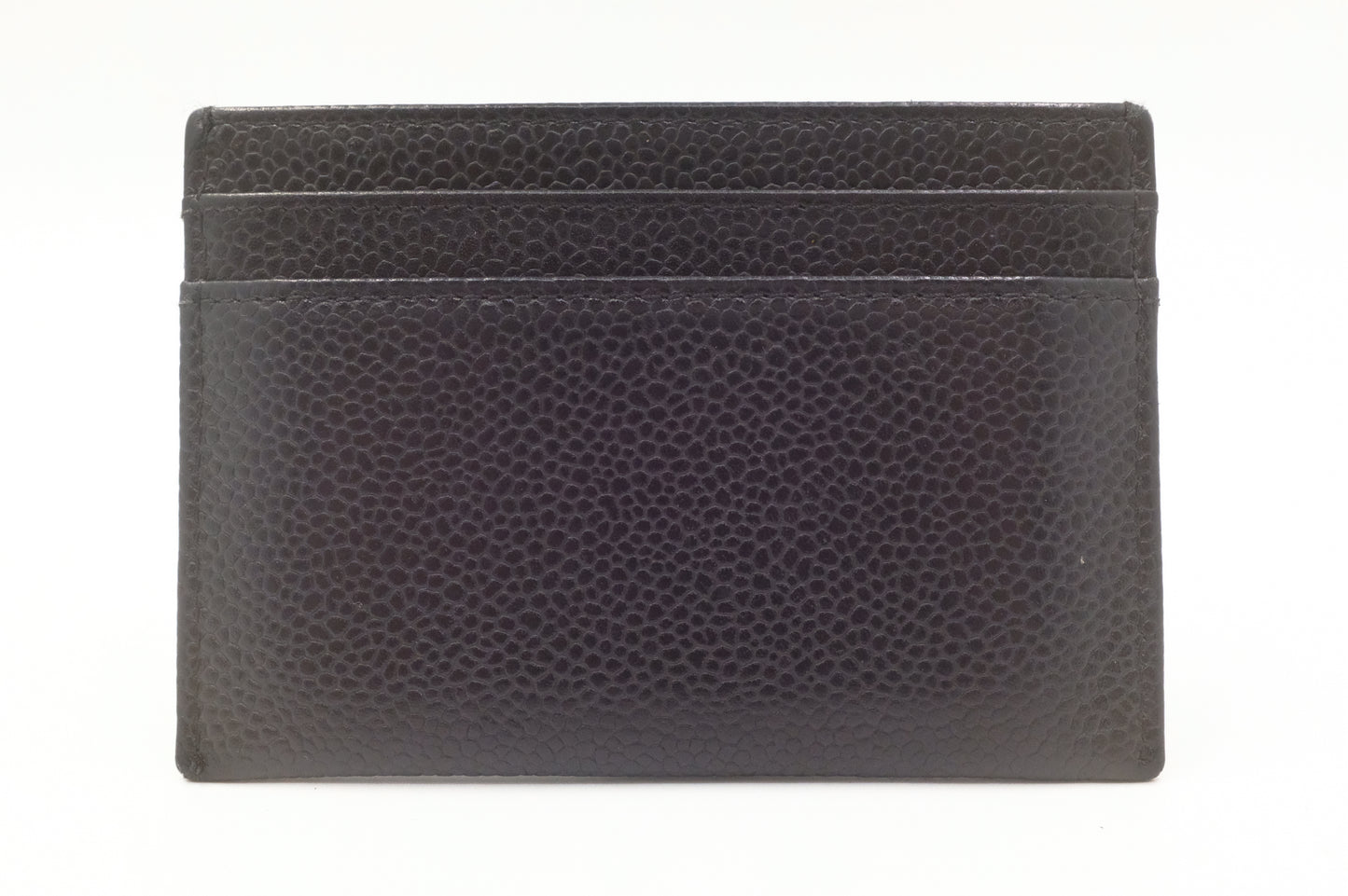 Chanel Card Case in Black Caviar Leather