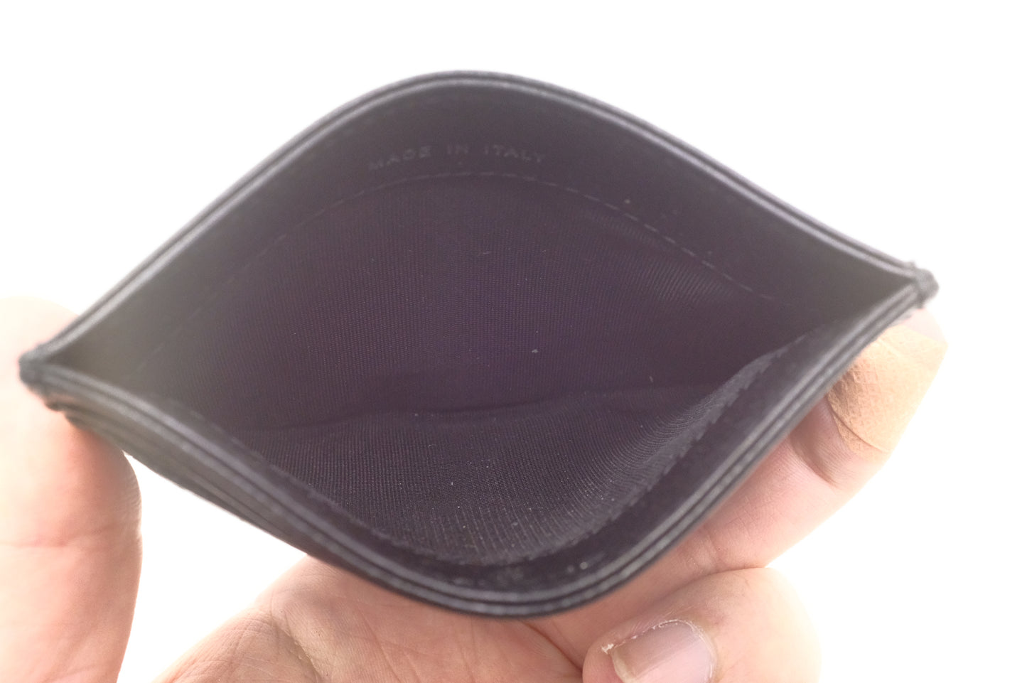 Chanel Card Case in Black Caviar Leather