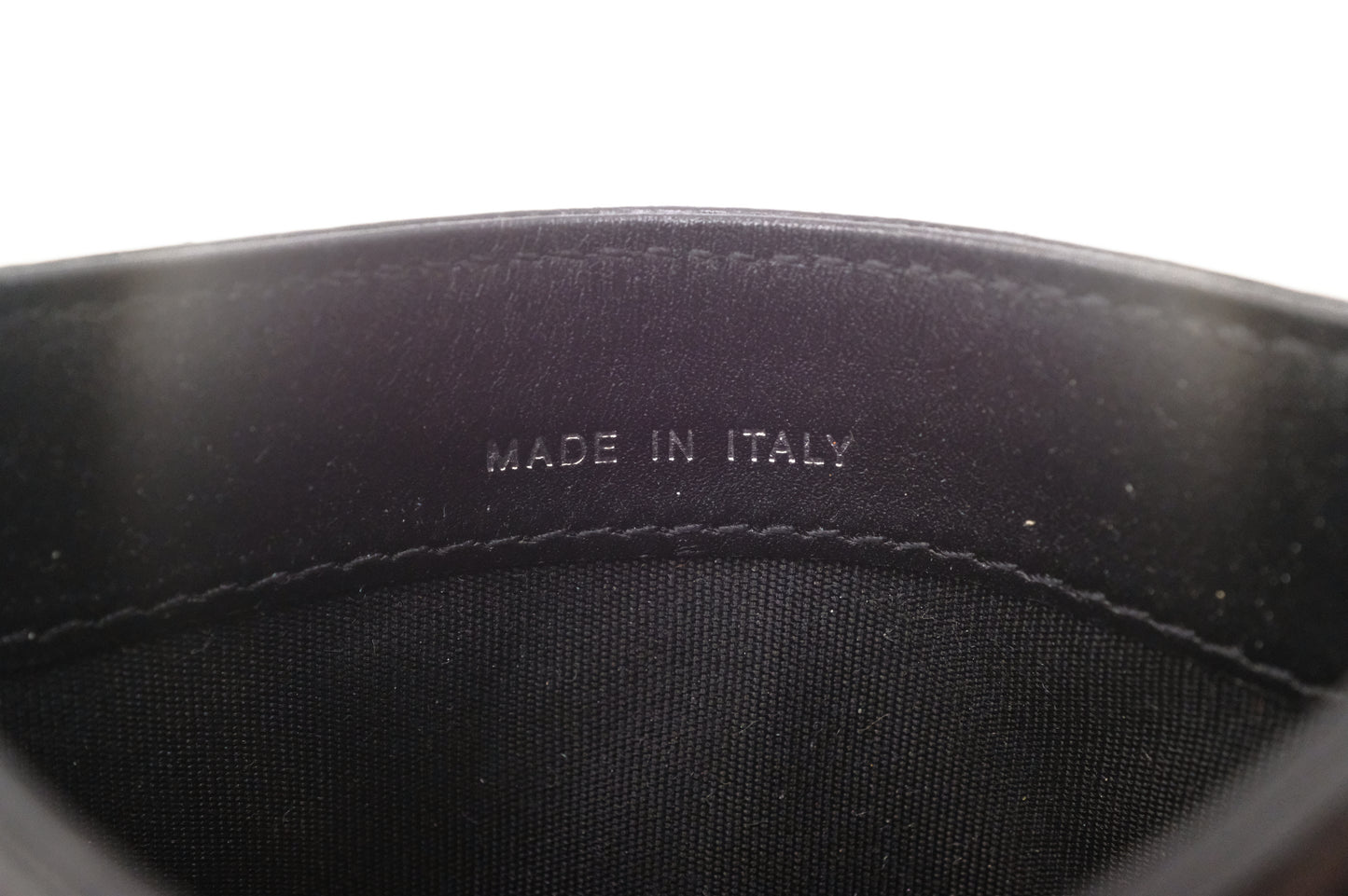 Chanel Card Case in Black Caviar Leather