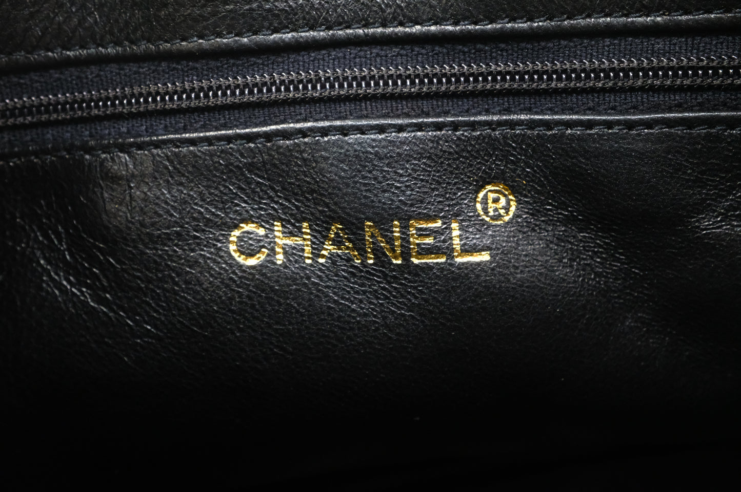 Chanel Chain Camera Bag in Black Lambskin Leather