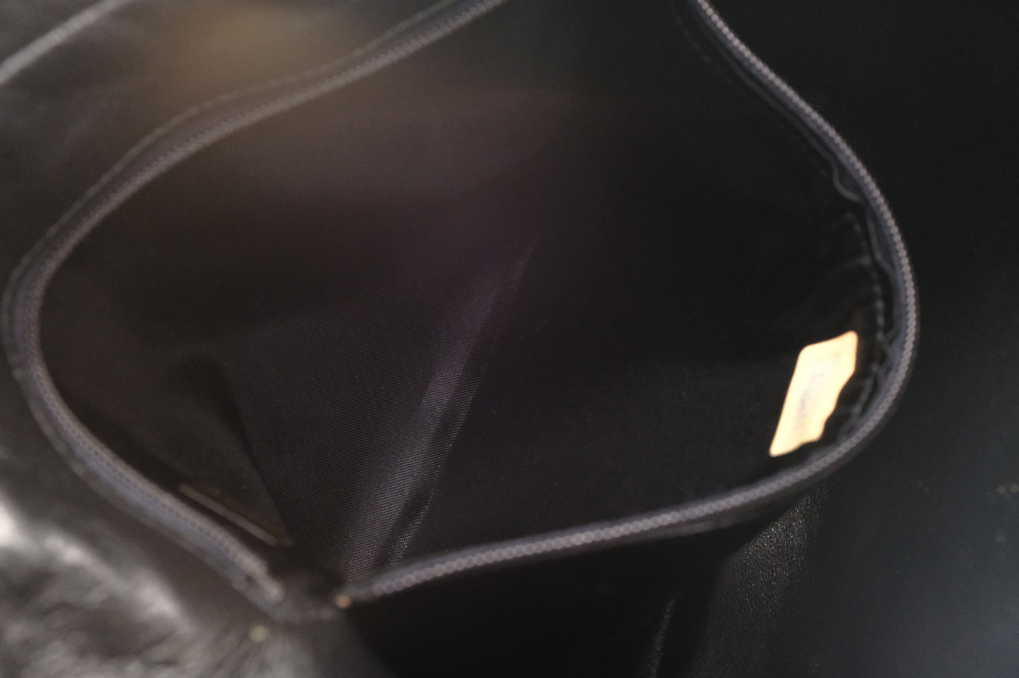 Chanel Chain Camera Bag in Black Lambskin Leather