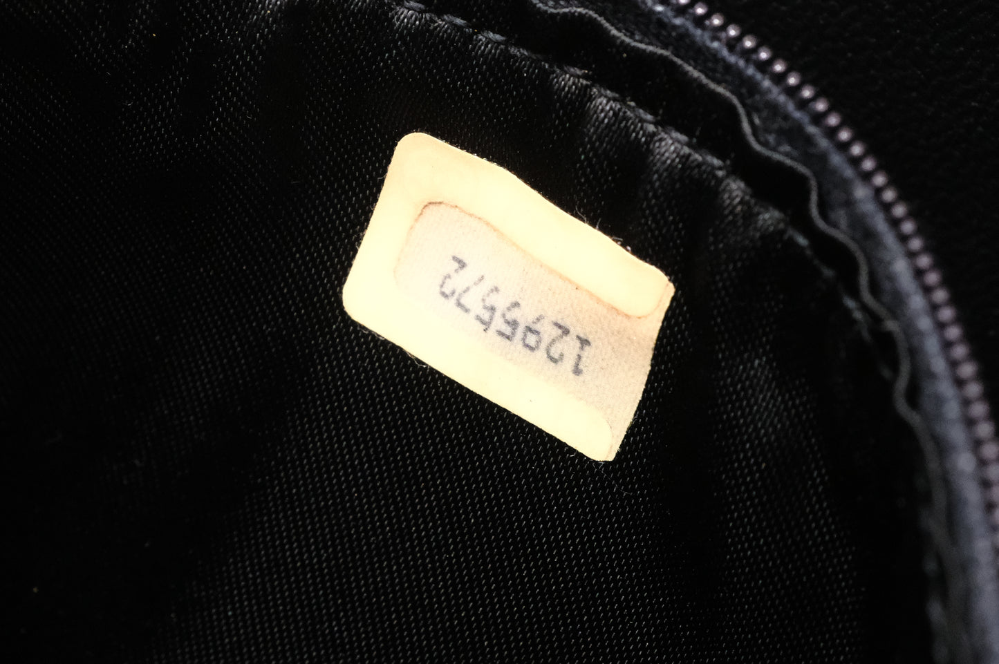 Chanel Chain Camera Bag in Black Lambskin Leather