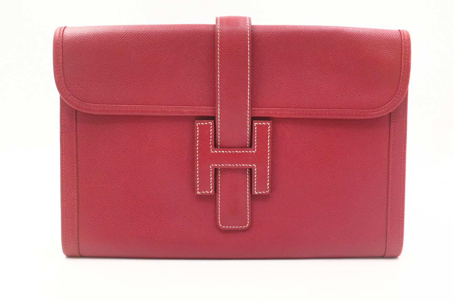 Hermes Jige 29 in Red Leather