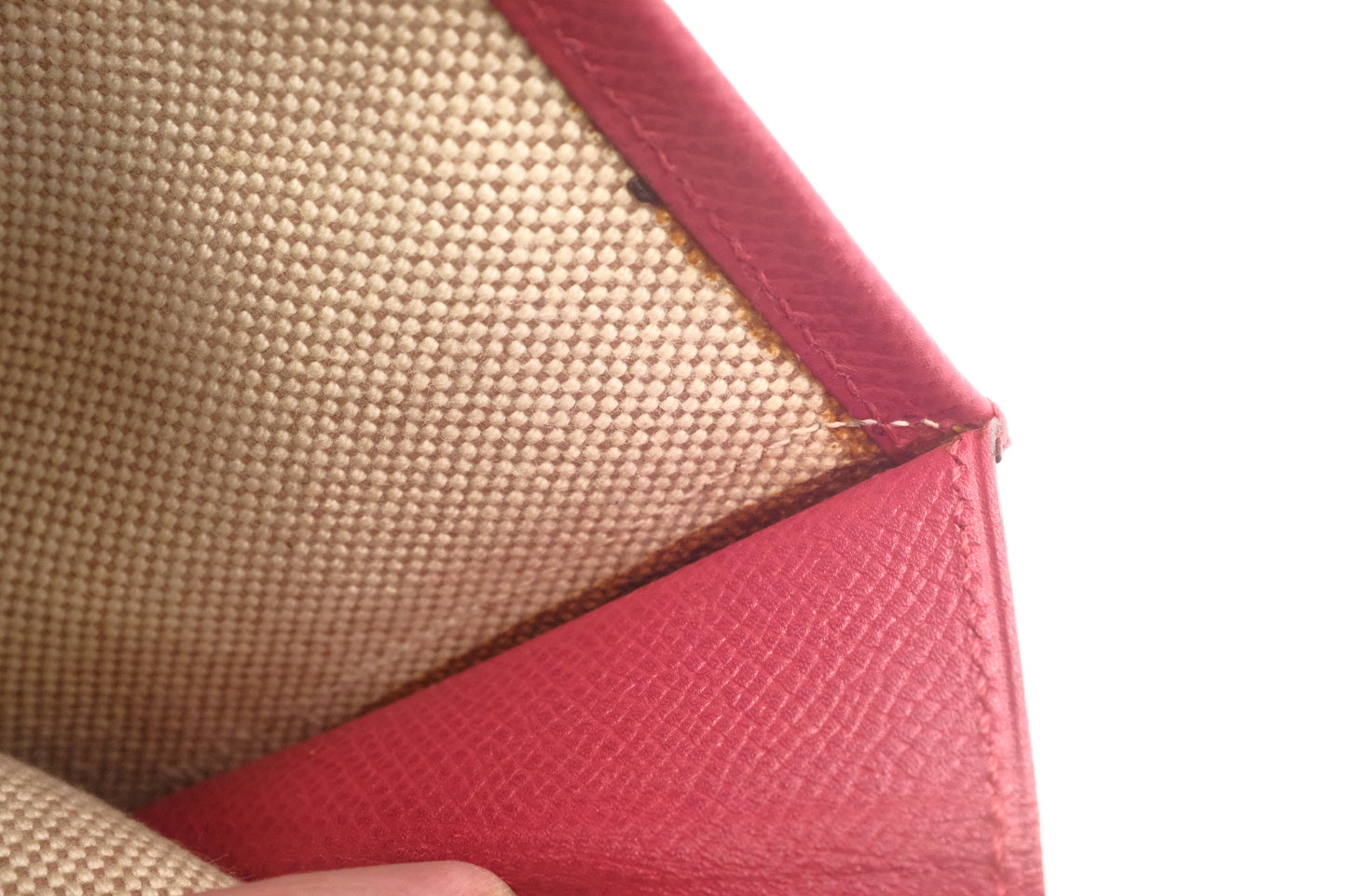 Hermes Jige 29 in Red Leather