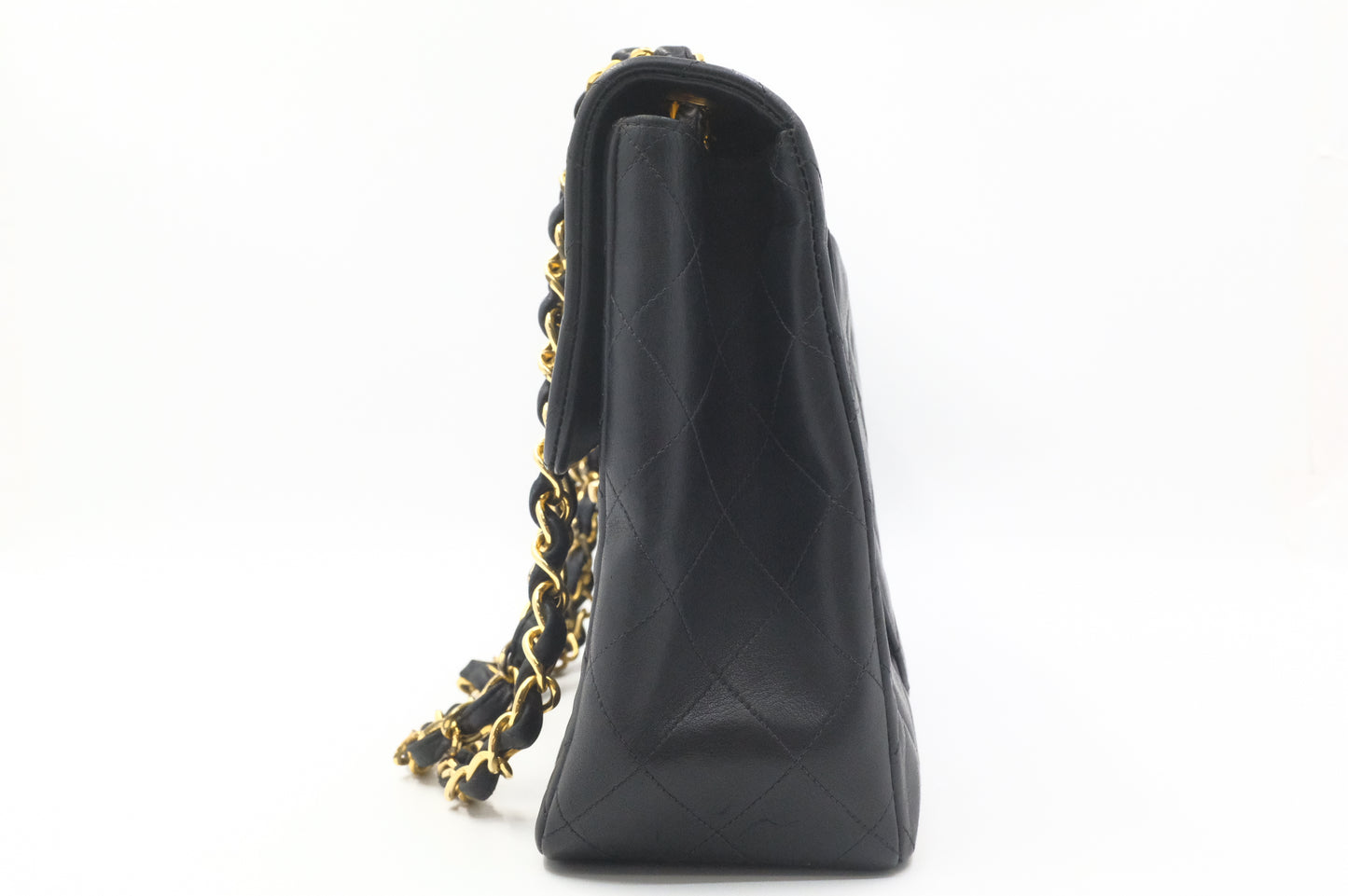 Chanel Maxi Flap in Black Matelassé Leather