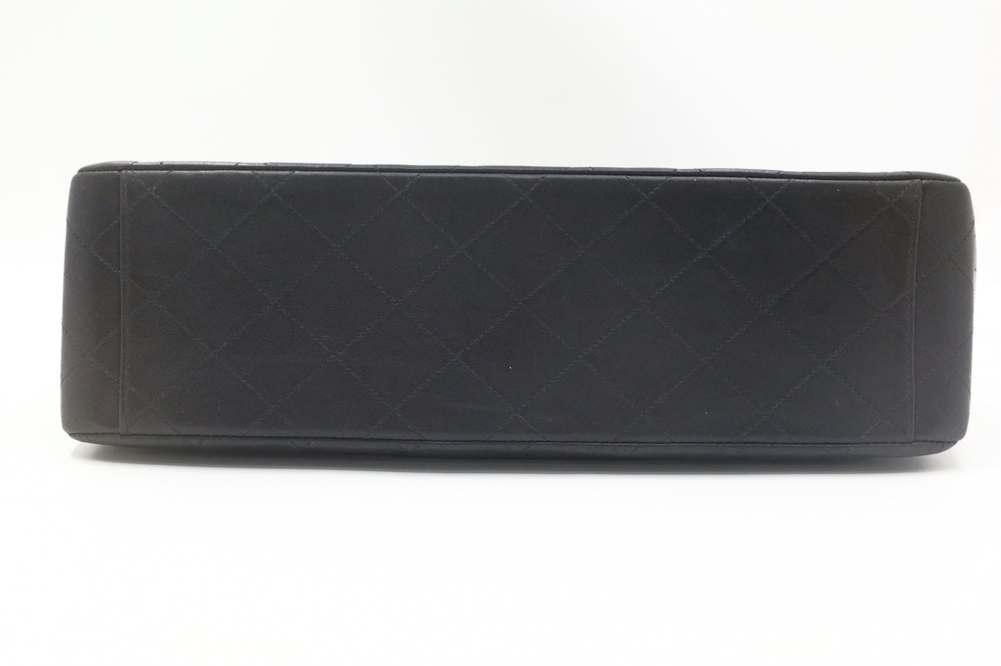 Chanel Maxi Flap in Black Matelassé Leather