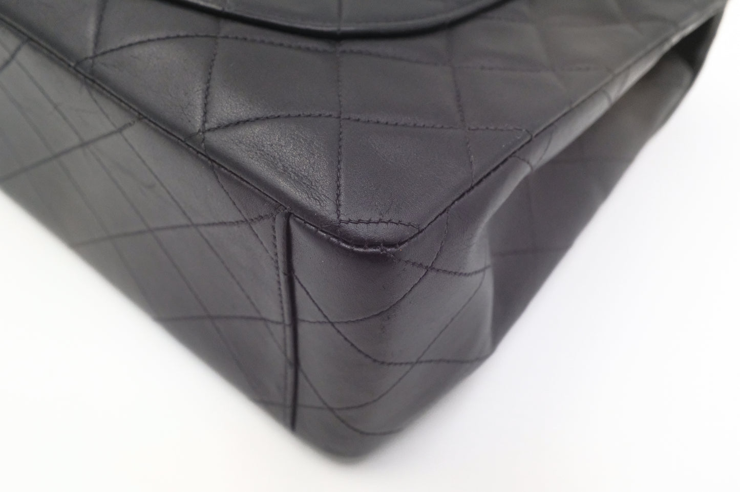 Chanel Maxi Flap in Black Matelassé Leather