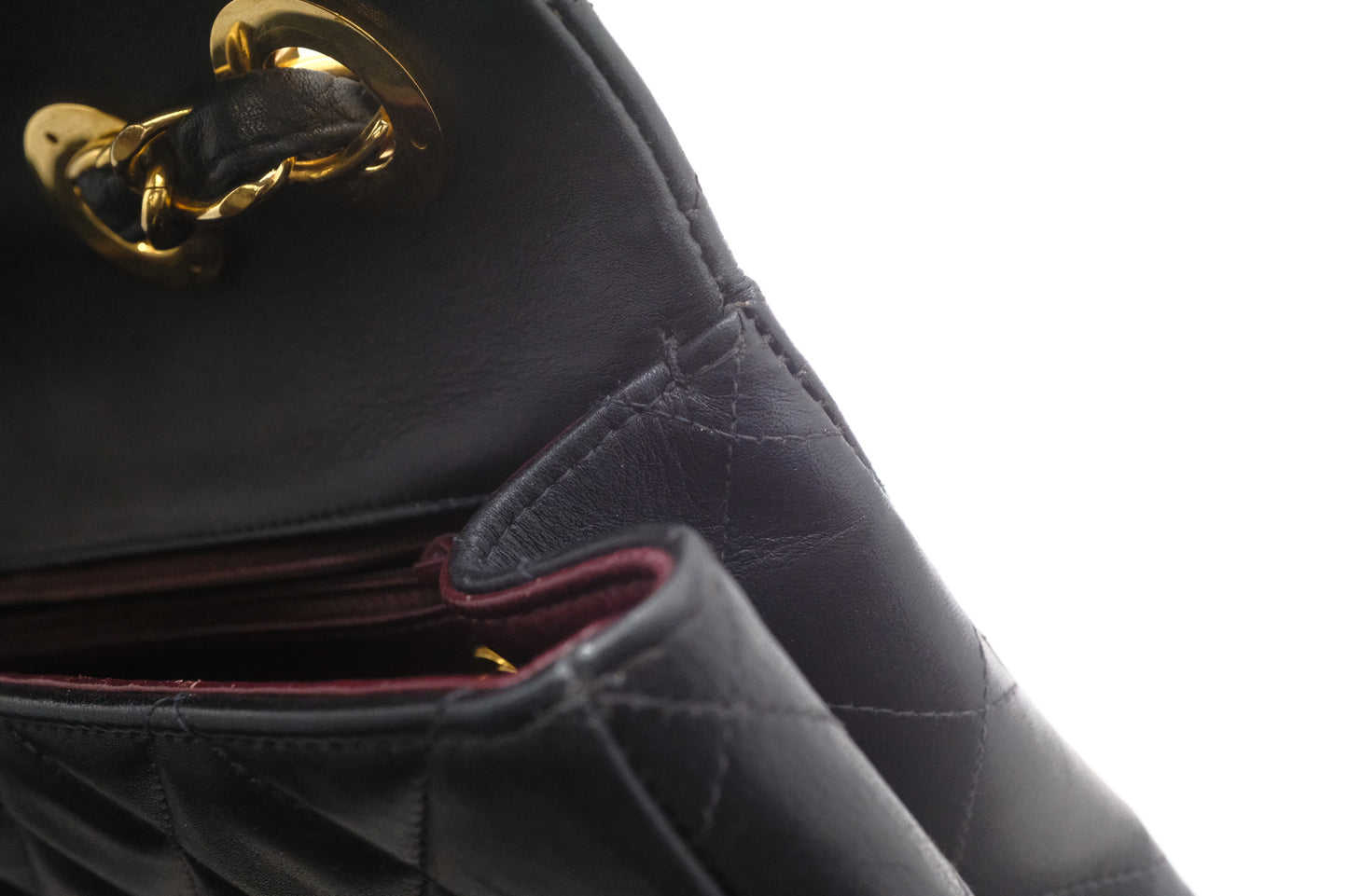 Chanel Maxi Flap in Black Matelassé Leather