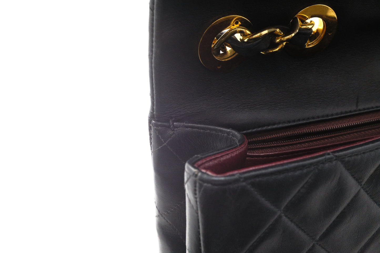 Chanel Maxi Flap in Black Matelassé Leather