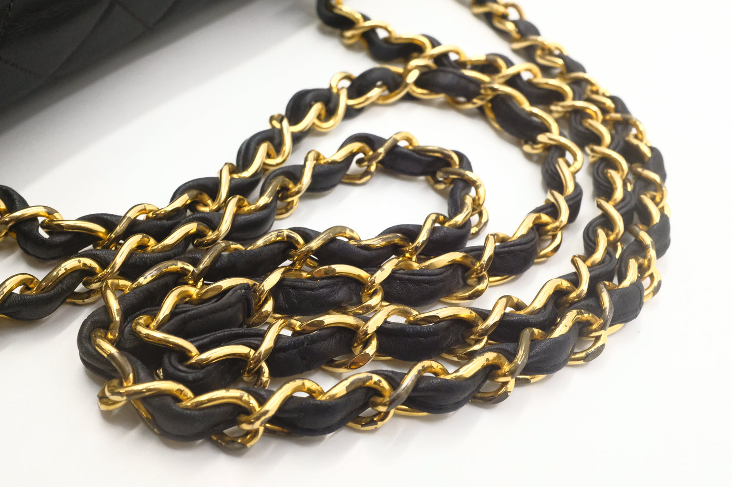 Chanel Maxi Flap in Black Matelassé Leather