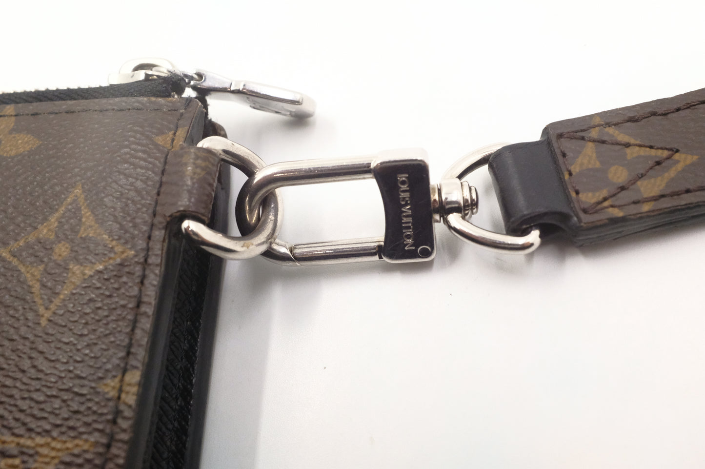 Louis Vuitton Macassar Wristlet Wallet in Monogram Canvas