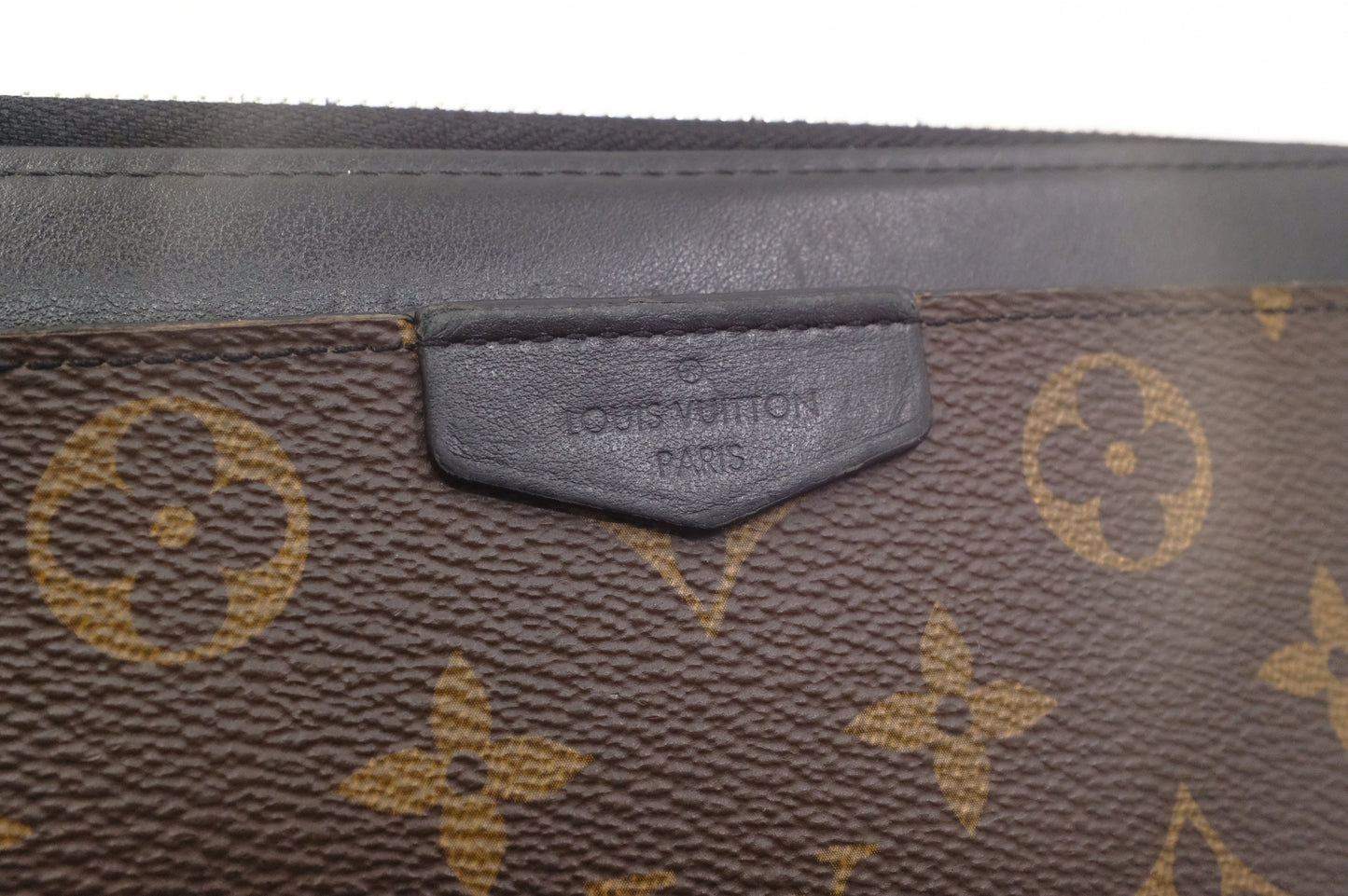 Louis Vuitton Macassar Wristlet Wallet in Monogram Canvas