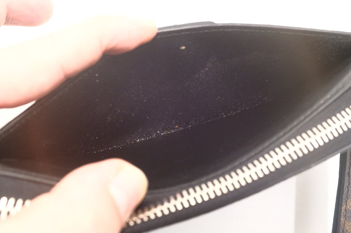 Louis Vuitton Macassar Wristlet Wallet in Monogram Canvas