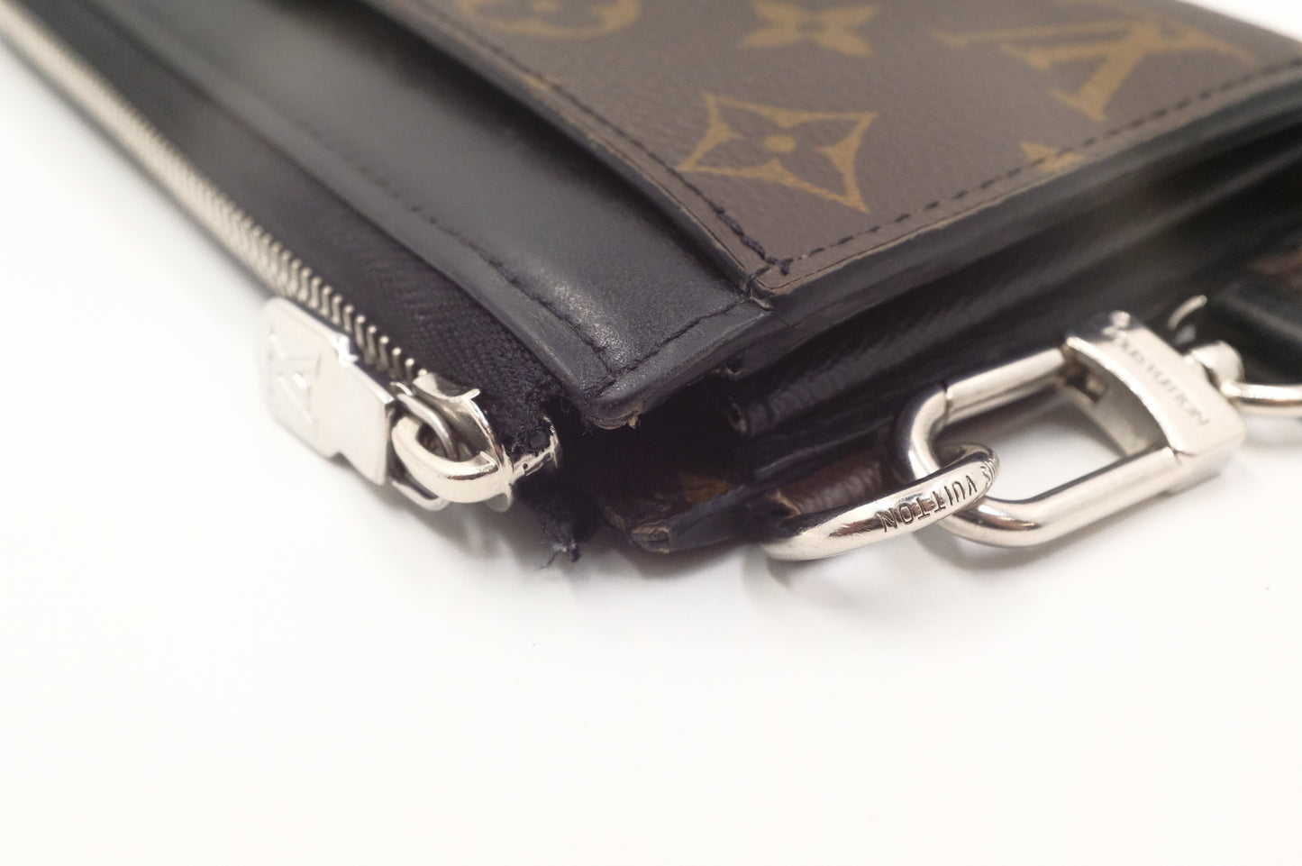 Louis Vuitton Macassar Wristlet Wallet in Monogram Canvas