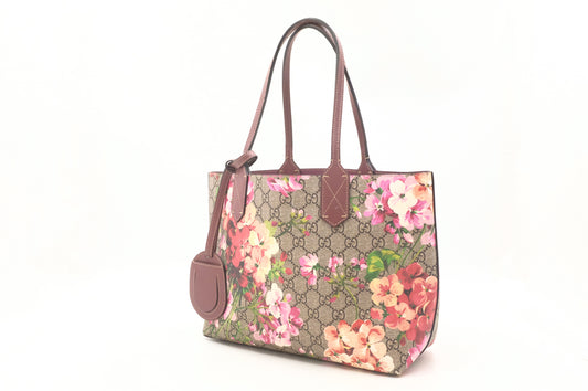 Gucci Tote in Blooms Pink Canvas