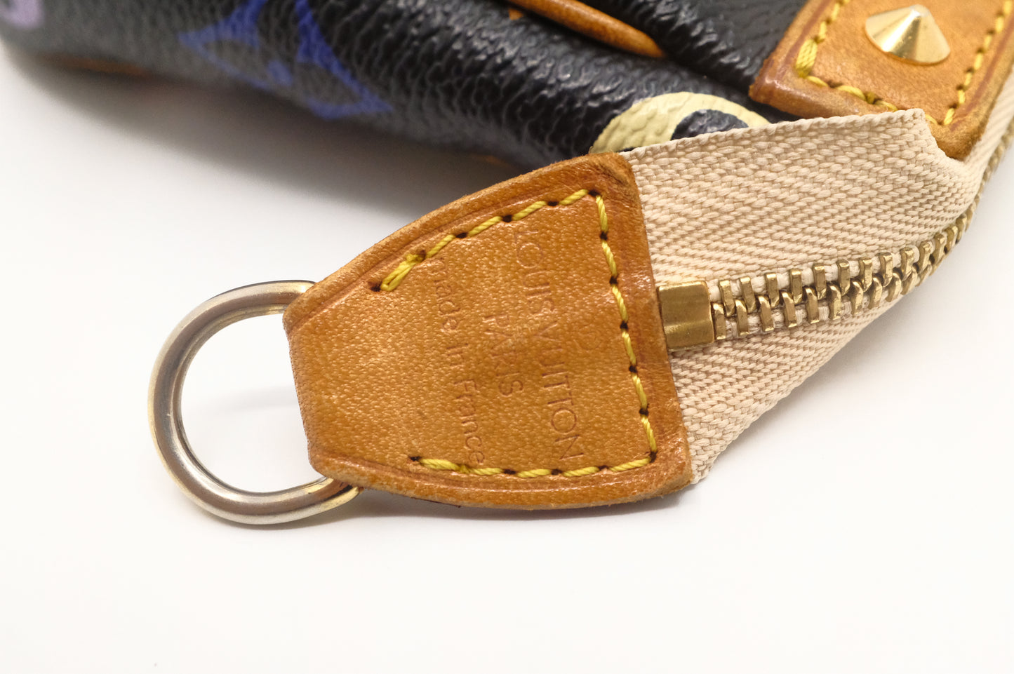 Louis Vuitton Pochette Accessoires in Black Multicolor Monogram Canvas