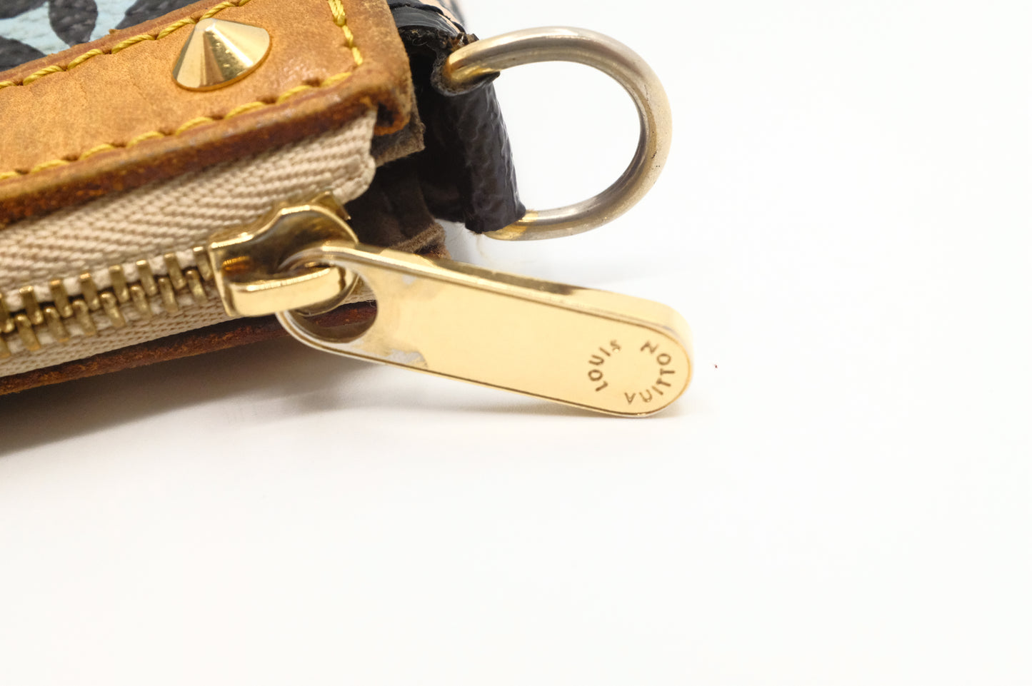 Louis Vuitton Pochette Accessoires in Black Multicolor Monogram Canvas